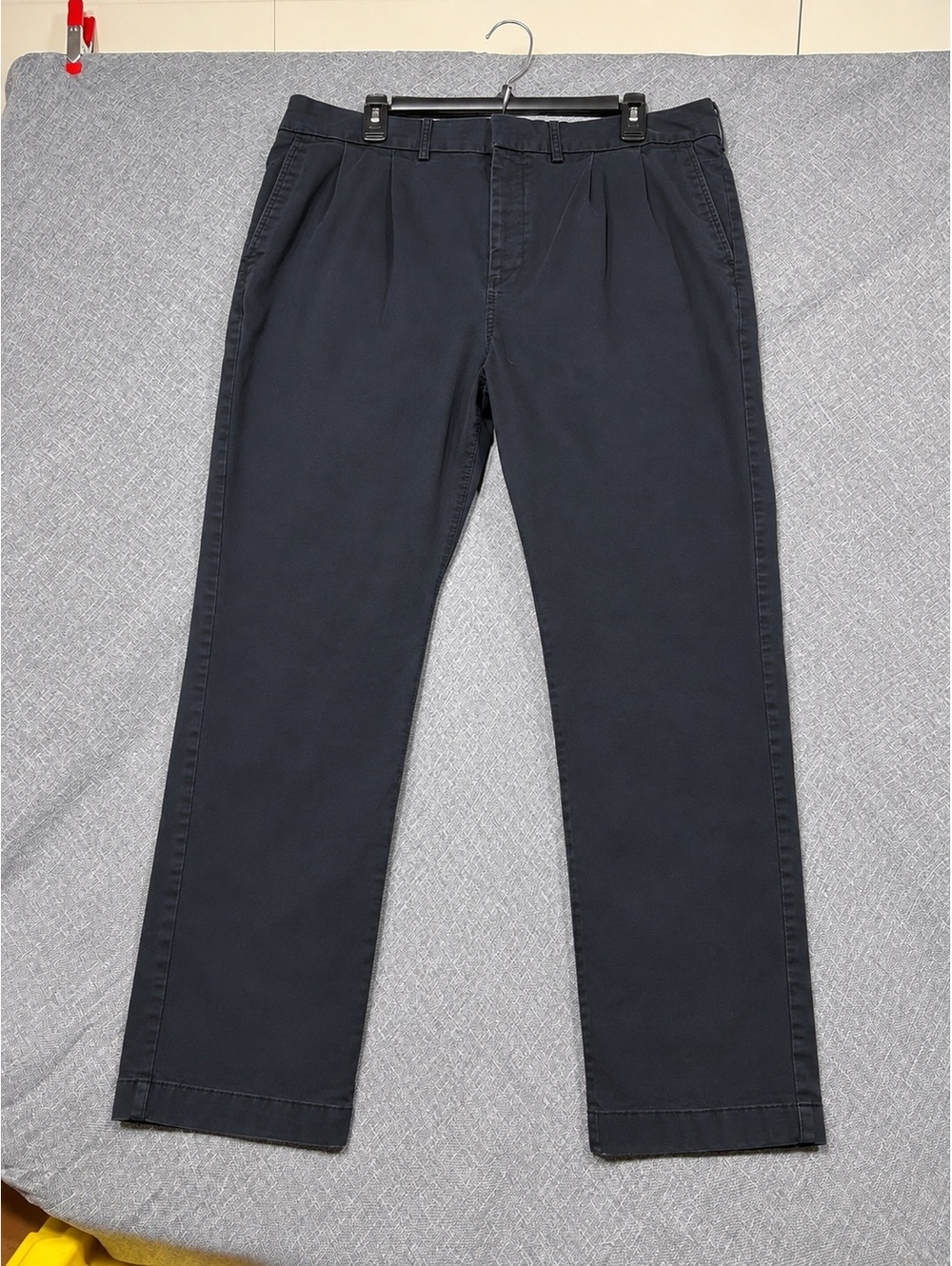 Express Men's Athletic Slim Casual Pants Navy Blue 36x30